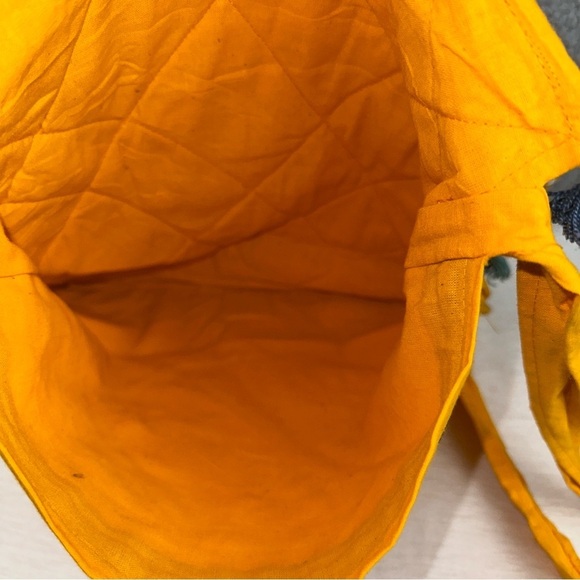 Womens Purse Yellow Handcrafted Banjara Bag Embroidered Tassels Beaded - Picture 3 of 8